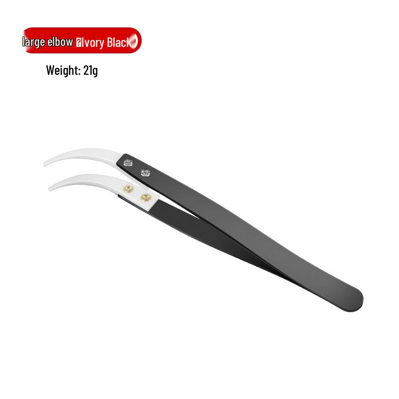 Anti-static Insulated Ceramic Tweezers: Non-magnetic, Acid-resistant, for Electricians and Experimental Use