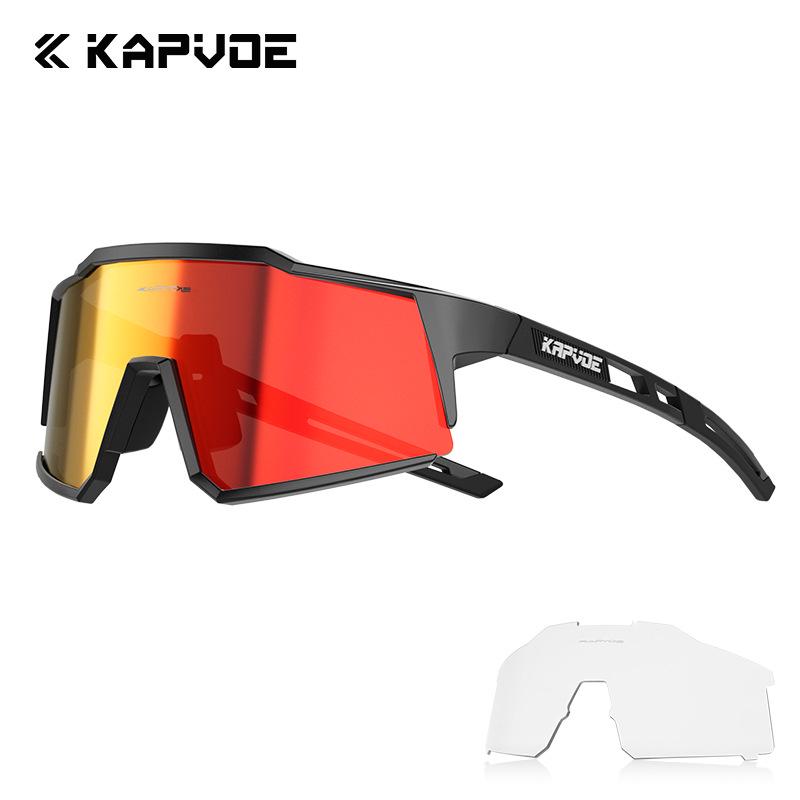 KAPVOE Color-Changing Windproof Cycling Goggles for Men and Women