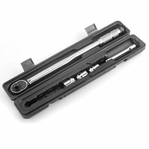 

Torque Wrench, 1/2-inch, 28-210 Nm, for Bicycles and Automotive, with Socket, Preset Type, for Motorcycle Repairs, Includes Dedicated Case (1/2-inch,