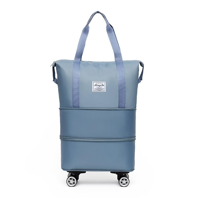 Borsa da viaggio Borsa a mano da pendolare di grande capacità Borsa da viaggio espandibile a tre strati staccabile con ruote universali Borsa da cabina