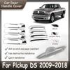 Car Door Handle Cover For Dodge Ram Pickup DS1500 2500 3500 4000 2009~2018 Chrome Smart Handle Cover Exterior Styling Accessorie