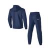 Skechers Basic Sports Series Hooded Zip Long Sleeve Top Comfortable Warm Pants Casual Sports Set Men sets Navy-Blue P424M154-002Z