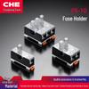 Changhong FS-101 Rail-Mounted Flame Retardant Fuse Holder Box with Light, Includes 6x30 Fuse Holder FS-10