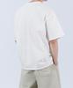 TOPBOY Heavy Duty Pigment Oversized Short Sleeve T-Shirt Cream