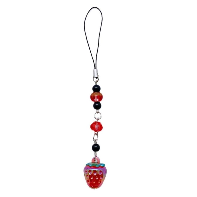 Lovely Beaded Bowknot Phone Strap Charm Pendant with Star Accents Sturdy Handbag Adornment Craft Supplies for Girls
