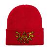 Of Legend Zelda Printed Knit Hat With Ear Protection For Game Enthusiasts