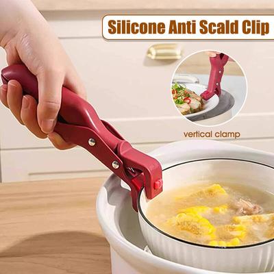 Clește Anti-opărire Silicon Bucătărie Anti Opărire Farfurie Bol Vas Suport Oală Clește Anti-fierbinte Ridicător Accesorii Bucătărie Gadget