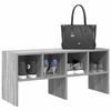 VidaXL Stackable Shoe Rack Sonoma Grey 89.5x30x40 Cm, Storage Shoe Rack, Shoe Storage 858849