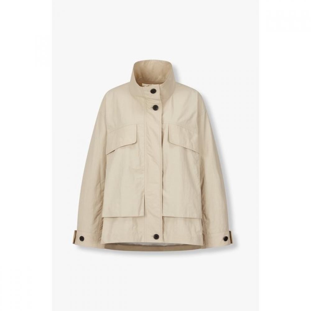 Студийный джемпер Tomboy с высоким воротником и накладным карманом 9175313971 beige/OS