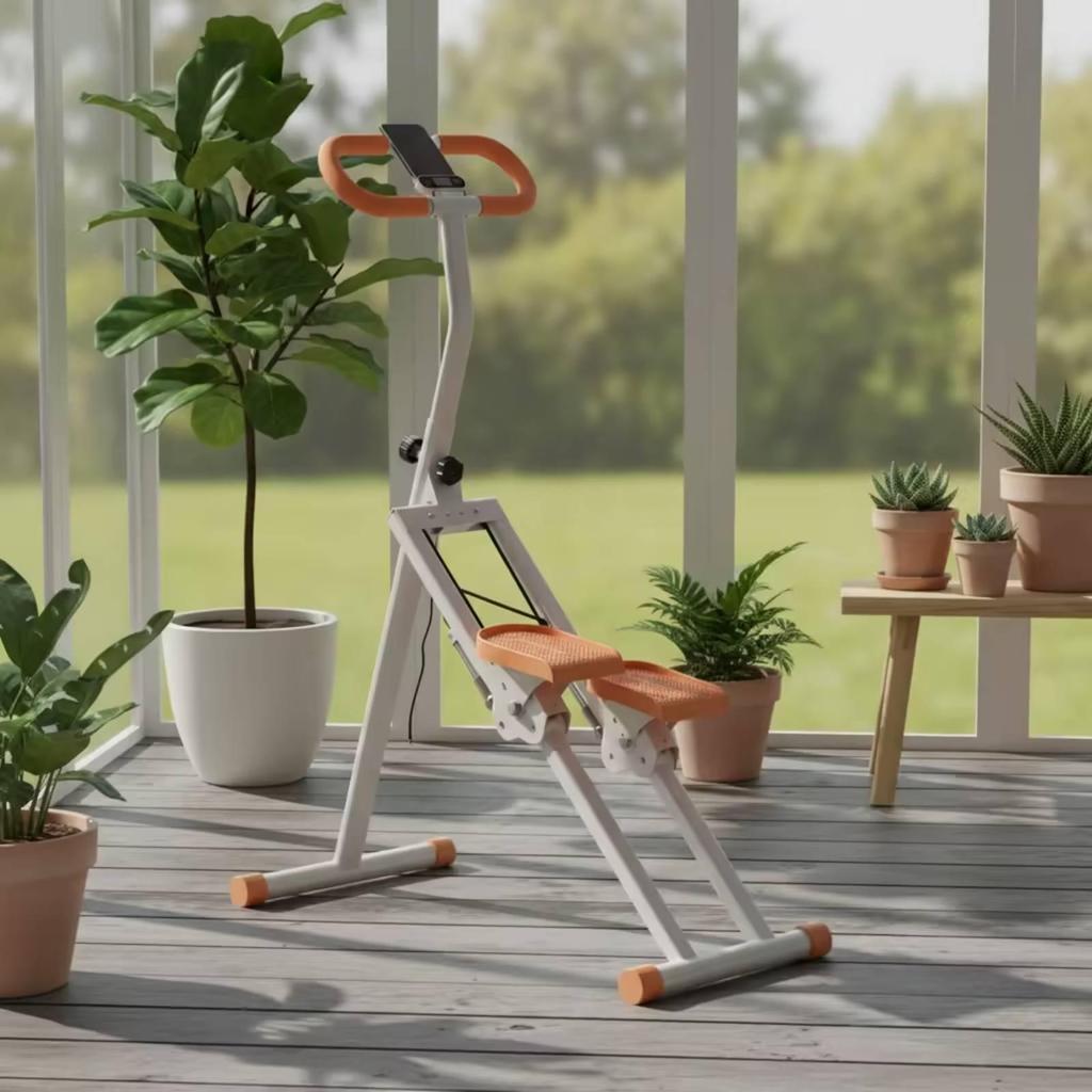 Step Climber with Handlebar Adjustable Height Stair Stepper Counter