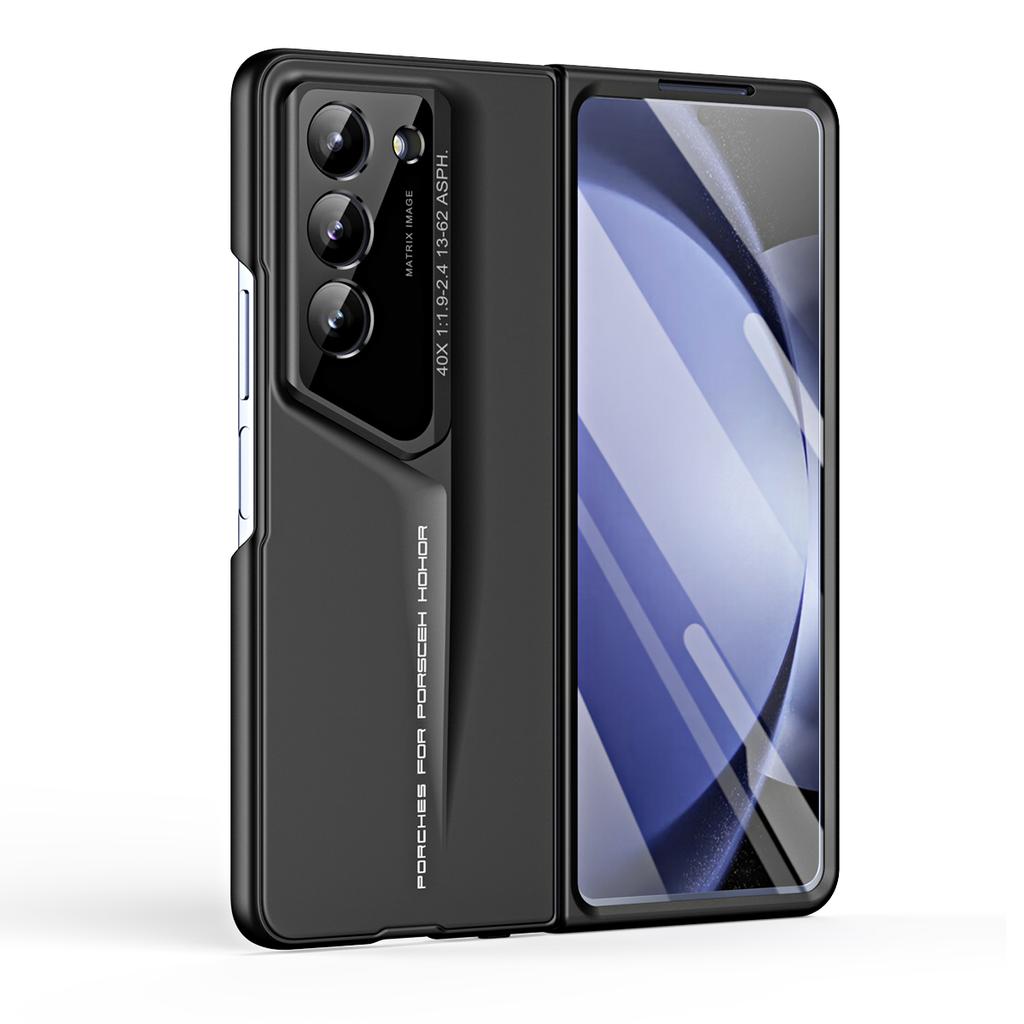 Anti-Shock Luxury Full Cover Case for Samsung Galaxy Z Fold 5 Fold5 5G Fold 4 Fold4 Tempered Glass Protector Film Cases