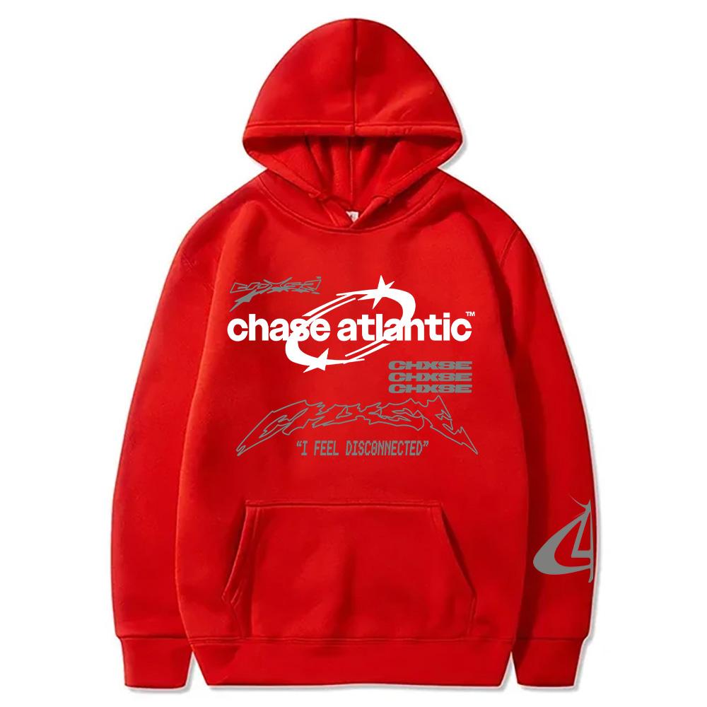 Chase Atlantic I Feel Disconnected Hoodie 2025 Fashion Graphic Clothing Women Men High Street Oversized Pullovers Sweatshirt Y2K