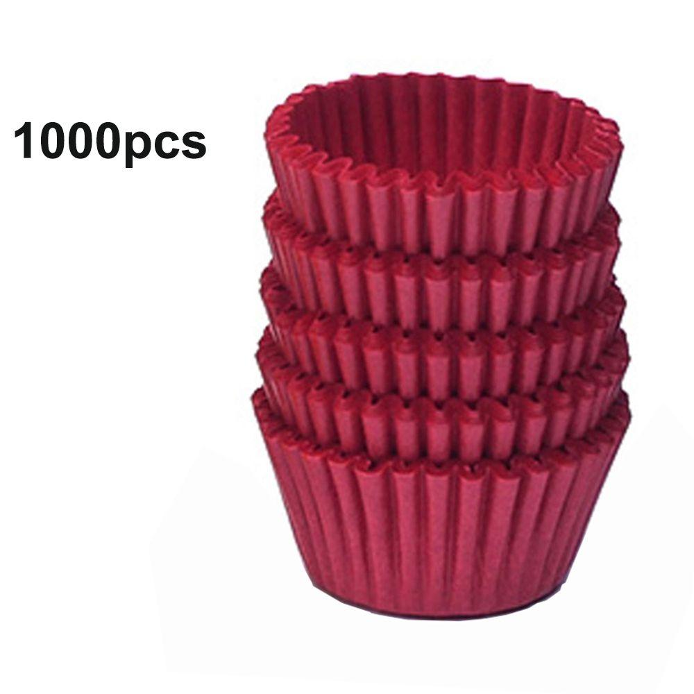 

Украшение для вечеринки Обертки для кексов Форма для тарталеток Форма для выпечки Кондитерские инструменты Бумажные стаканчики для кексов Чашка для кекса красный