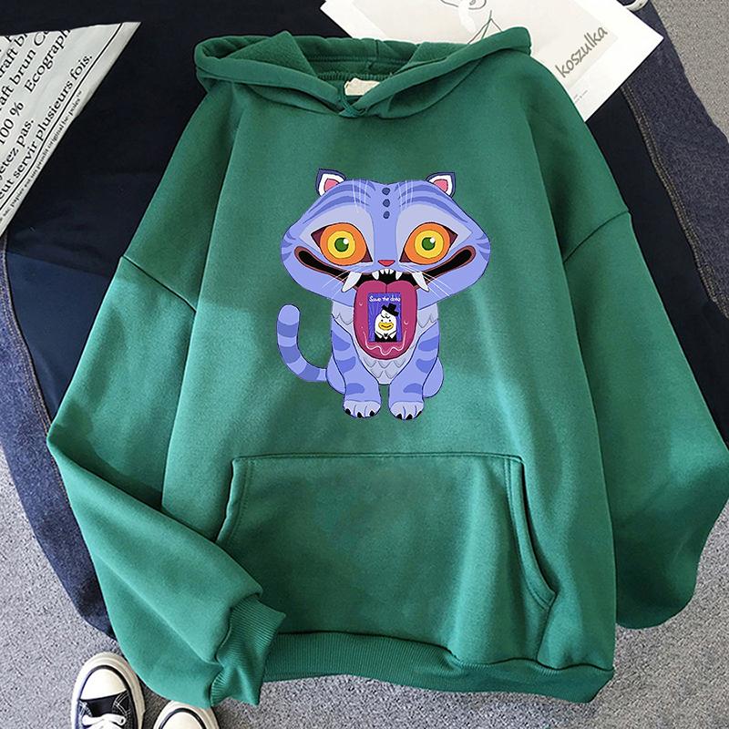 KPop Demon Hunters Derpy Hoodie Fashion Women Men Clothing Loose Fleece Movie Printing 2025 Pullovers Graphic Hoodies Female Top
