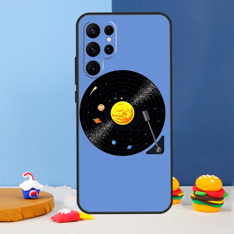 Vinyl Record Retro Phone Case For Samsung Galaxy S25 Ultra S9 S10 S20 S21 S22 Plus S23 FE S24 Ultra Cover Coque