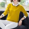 WTEMPO Peter Pan Collar Bottoming Knitwear Women Spring Fall Loose Knitted Pullovers Long Sleeve Casual Sweaters