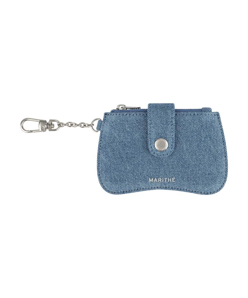 Marith + Franois Girbaud Regular Logo Peanut Keyring Wallet Blue