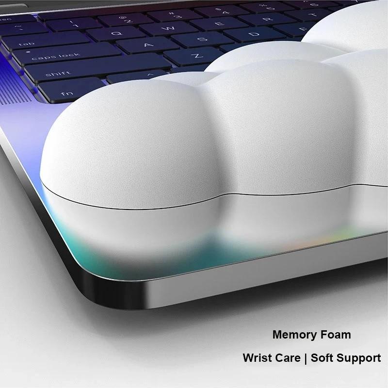 

Memory Foam Mouse Wrist Rest Pad Cute Cloud Shape Wrist Support Pad White