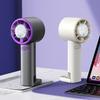 Strong Wind Power Handheld Ice Pack Fan With Turbofan Blades Semiconductor Refrigeration Fan USB