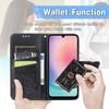 For Samsung Galaxy A24 4G (162.1 X 77.6 X 8.3mm) Stand Wallet Case PU Leather Butterfly Imprinted Flip Phone Cover