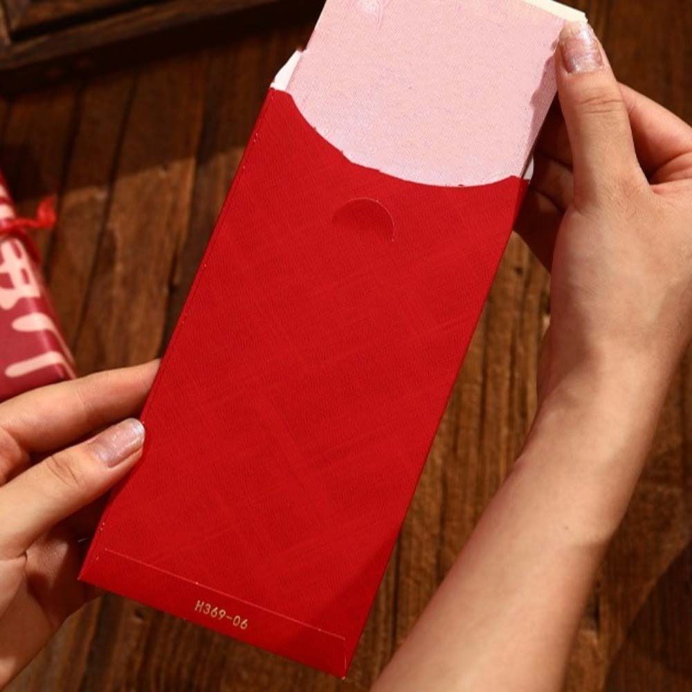 6pcs Chinese Style 2026 Horse Year Red Envelope Paper Money Pockets  For Chinese New Year