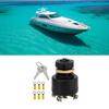 Car Boats 12V 3 Position Ignition Boats Motorcycle Ignition Starter Switches 3 Position with 2 Key Lock Starter Switches