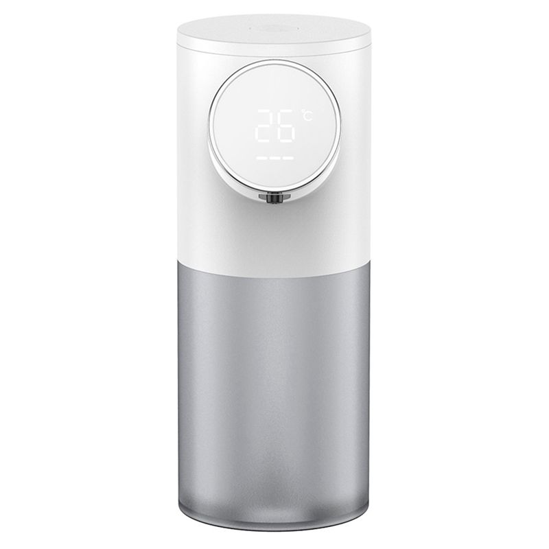 

Aug. Foam Soap Dispenser Automatic Recharge 320Ml Liquid Soap Dispenser Digital Display Foam Hand Dispenser белый