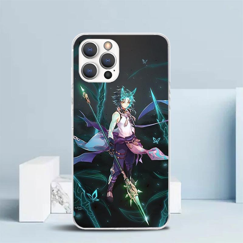Xiao Genshin Impact Phone Case For IPhone 16 17 Air 16E 15 14 Plus 13 Mini 12 11 Pro Max 7 8 + SE 2020 Soft TPU Back Cover 16 17