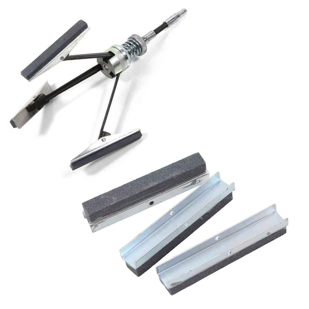 3PCS Engine Cylinder Hone Stone Hvy Duty Sturdy Construction 3 Jaw Cylinder Honing Stones Tool