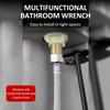 2pcs Multifunctional Tool Faucet Wrench Tool Sink Wrench Set  Maintenance & Removal