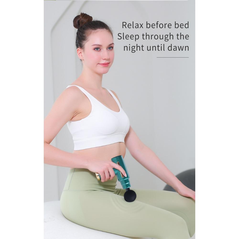 Mini Massager Fascia Gun Rechargeable Fascia + Direct Supply Muscle Fitness Neck Gun Electric Vibrator