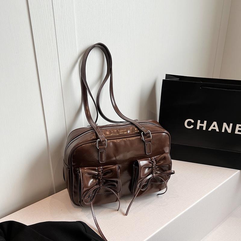 

Retro large-capacity bag women s new autumn and winter versatile double shoulder back bag shoulder bag