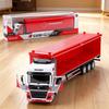 Kids' Pull-Back Alloy Container Transport and Tanker Trailer Truck Toy Model