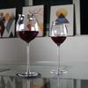 Nordic Slanted Tulip Red Wine Glasses (Set of 2)