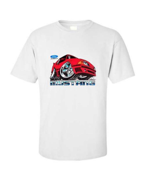 

1987-1993 Ford Mustang GT Muscle Car T-shirt Single Or Double Print S