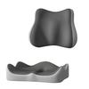 Seat Cushion with Separate Backrest Memory Foam Cushion with Back Support Office Chair Cushion for Sciatica Relief Lumbar Support Car Travel Use