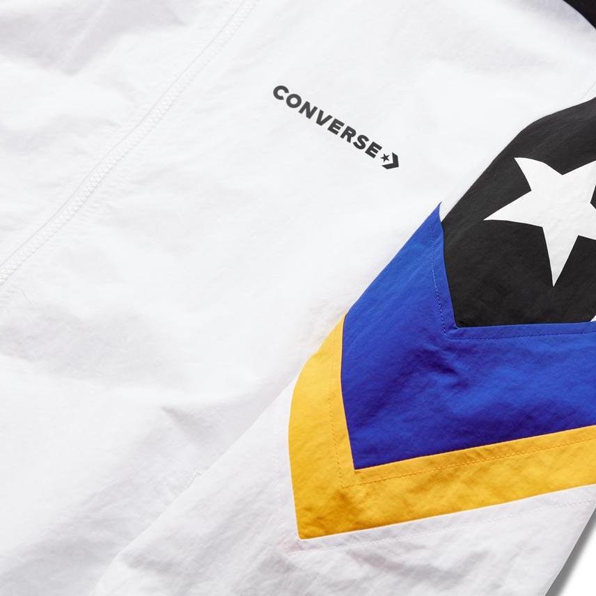 New Converse Colorblock Track Jackets & Coats Men's White 10006473-A01