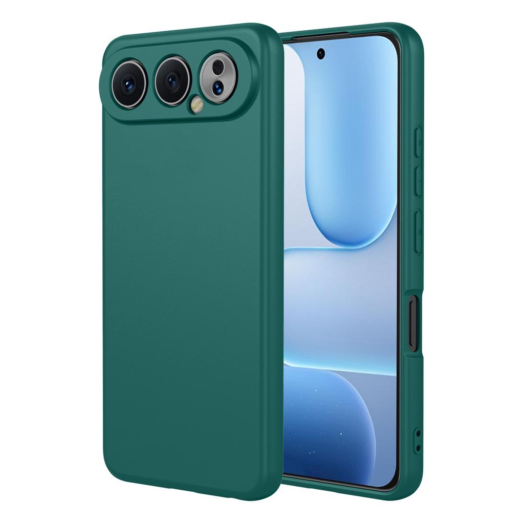 For Honor 500 5G Case Liquid Silicone Feel Soft TPU Protective Phone Cover