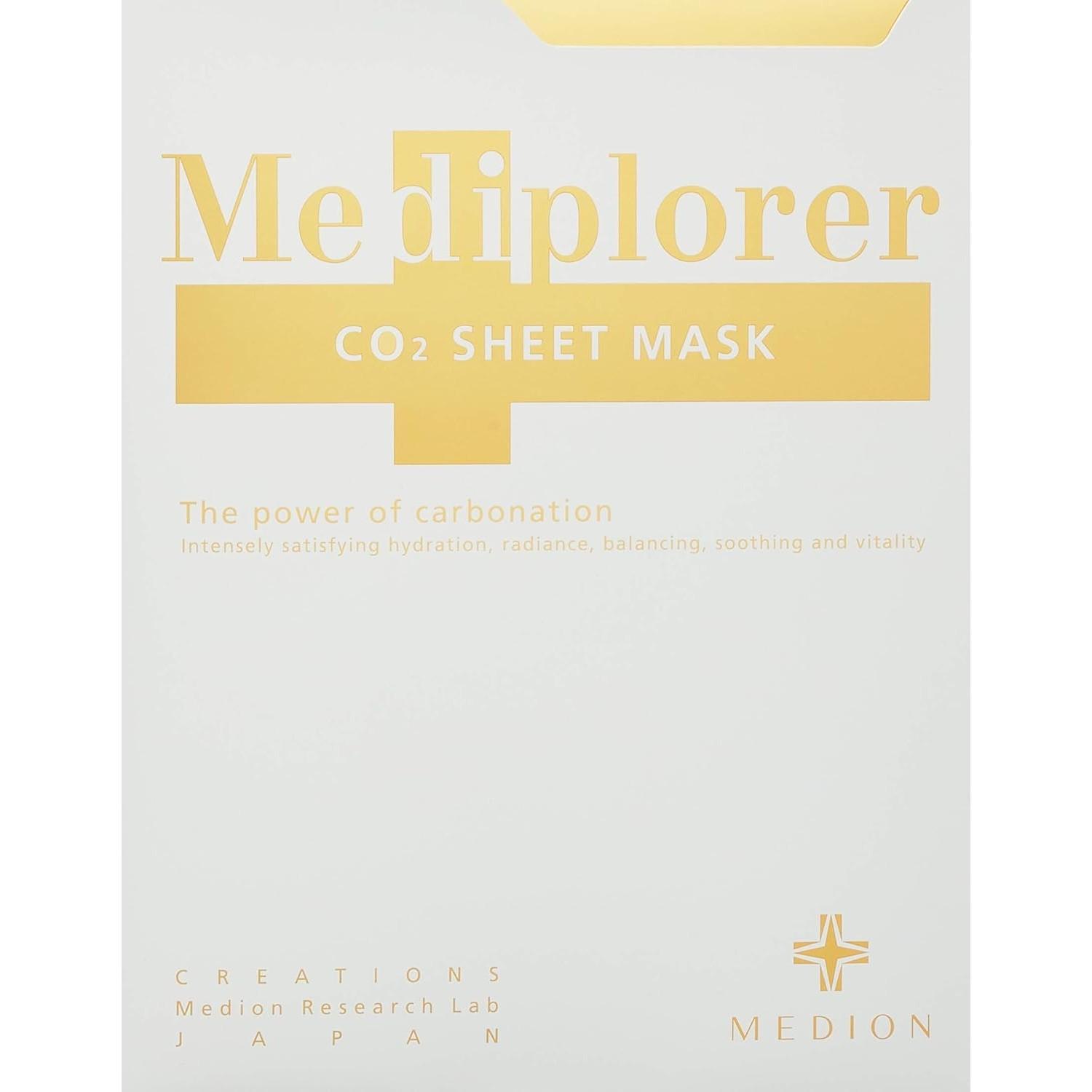 Листовая маска Mediplorer с CO2 (5 листов)