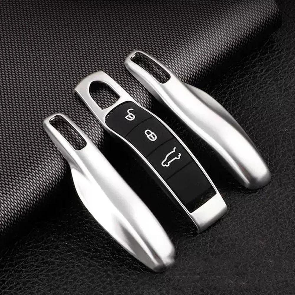 For Porsche Boxster 718 Cayman Cayenne Panamera Macan 911 Car Key Case Keyless Cover Key Shell Car Accessories Protective Case
