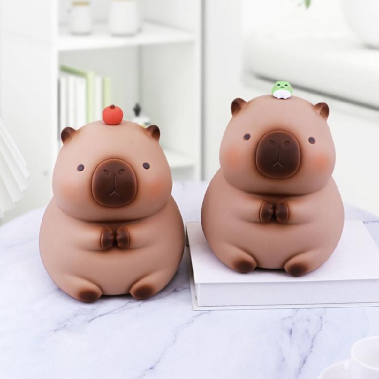 Capybara Sparschweine, Starke Plastik-Geldkasse für Kinder, Ideal zum Lehren des Geldwertes, Bereit als Geburtstagsgeschenk