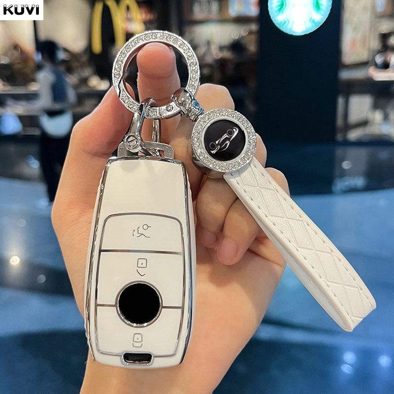 Tpu Car Key Case Cover Shell Fob Keychain For Mercedes Benz A C E S G Class Glc Cle Cla W177 W205 W213 W222 X167 Amg Accessories