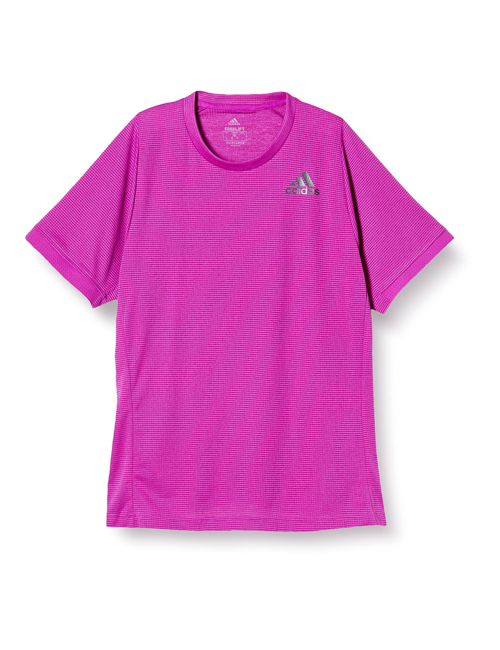 

Adidas Short Sleeve Tennis Freelift Short Sleeve SH045 Sonic S T-Shirt T-Shirt Men s Fuchsia/Black (H50279)