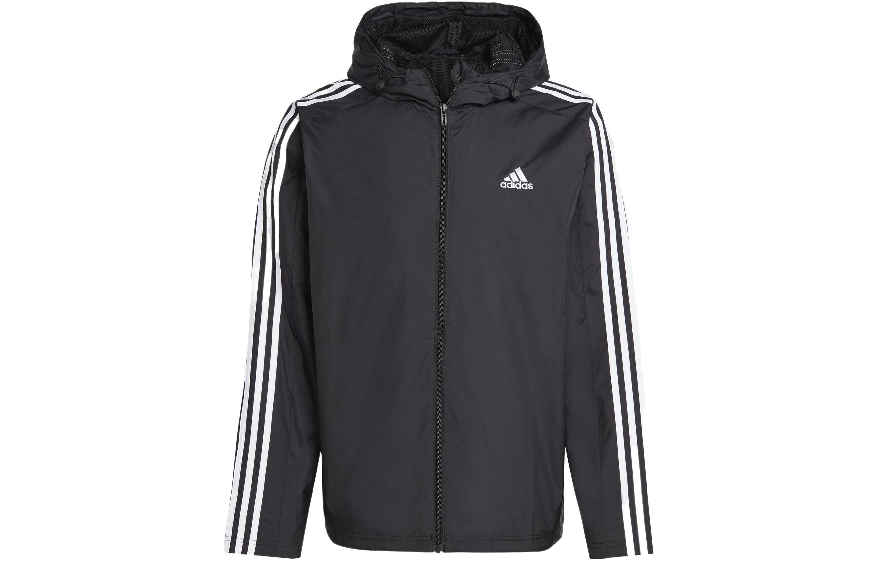 Adidas Windbreaker Jacket Men s Black IB0381 XXL