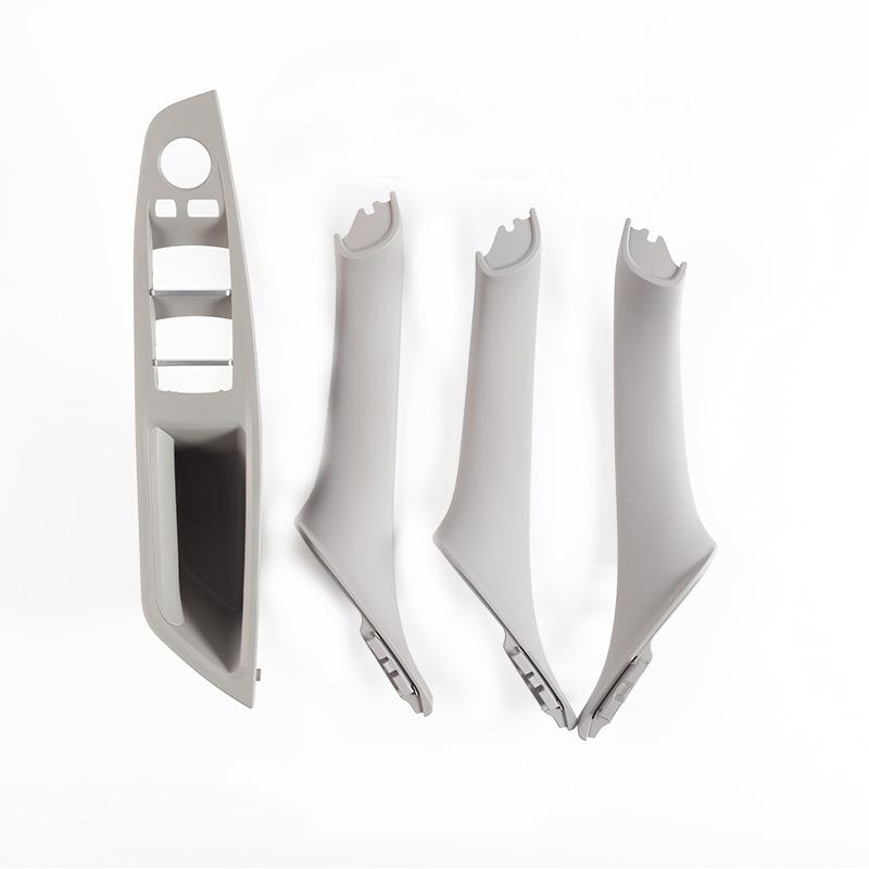 Carbon Fiber Inner Handle for F10 F11 F18 BMW 5 Series Armrest Pull Trim Cover 7 Pcs Set 51417225875 51417261933 51417225879