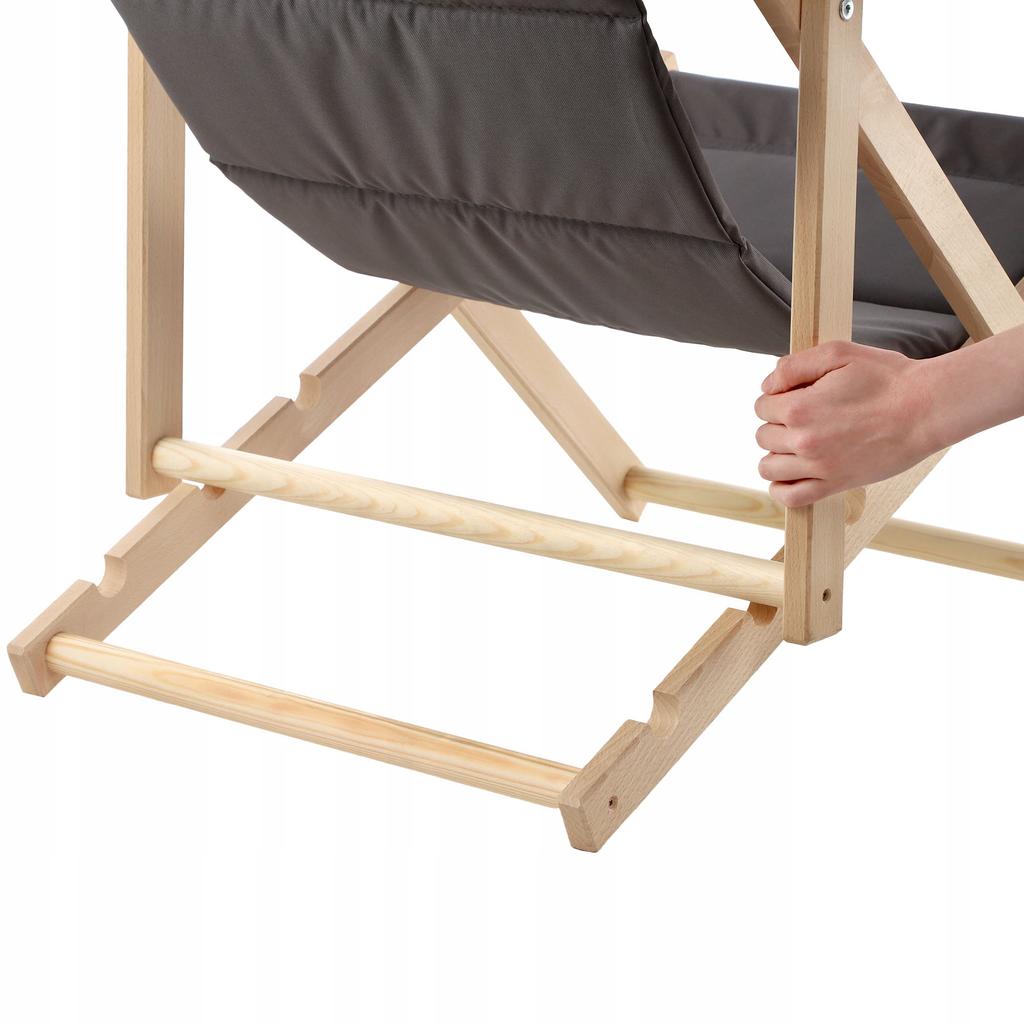KADAX Wooden Sunbed Garden Beach Folding Cushion Comfortable Polish Manufacturer
