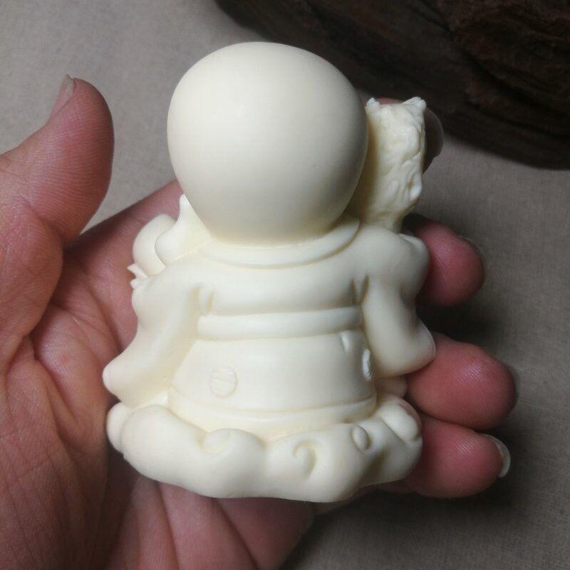Boutique Ivory Fruit Antarctic Fairy Weng Sculpture Ornaments Home Accessories Birthday Gift for Elders Shouxinggong Crafts