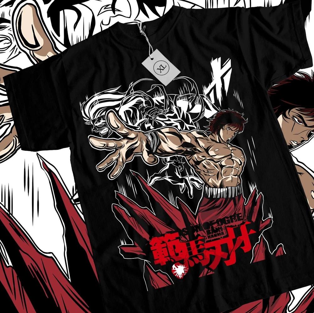 Baki Tshirt Baki Hanma The Grappler Logo For Otakugym And Fitness For Training S