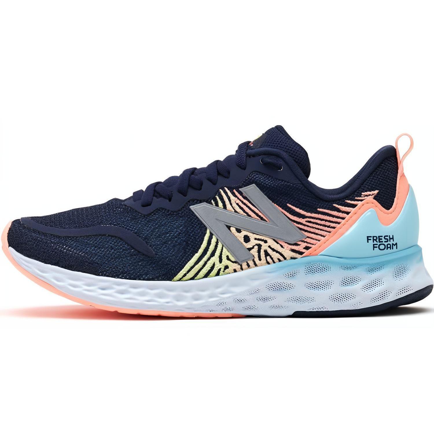 Fresh Foam Tempo Wmns New Balance Indigo Pink Lemon Women s WTMPONP 36