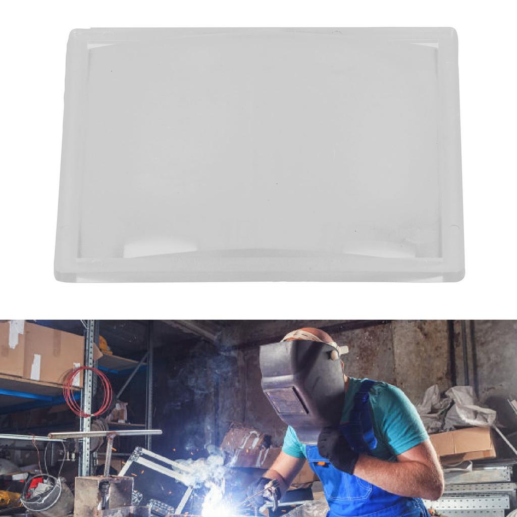 Welding Helmet Magnifier 2.50 Diopter Clear PC Plastic Magnifying Lens for Industrial Weld Helmets 3.54x4.25 Inch